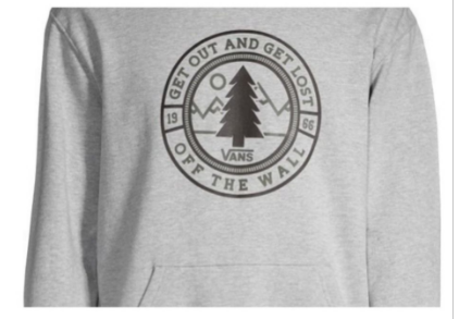 Stock Photo of Vans hoodie