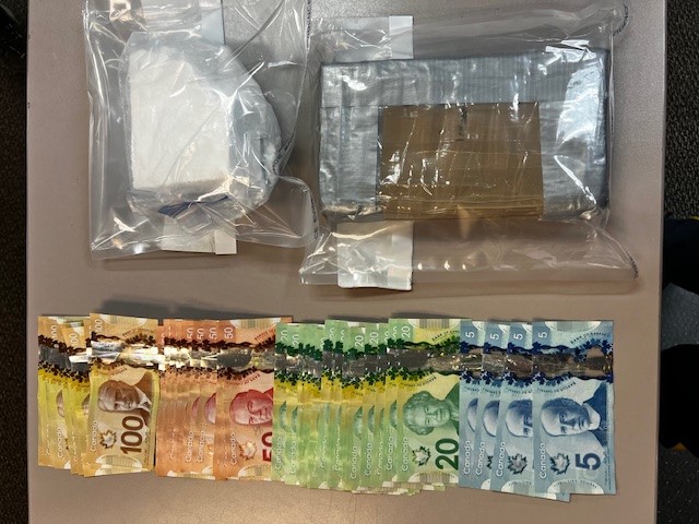 Drugs and Canadian currency seized by RCMP in Rossland, BC