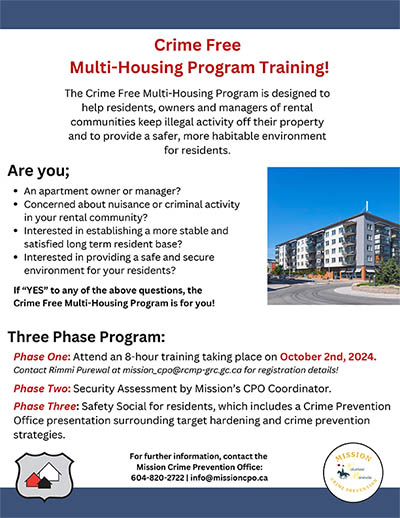 Thumbnail of Crime-free multi-housing training poster