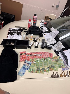 Guns,drugs and cash evidence