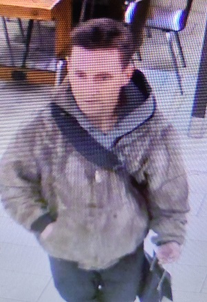 Photo of suspect in Tim Horton's donation box theft