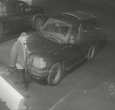 CCTV image of homicide victim Mark Hoffman outside store