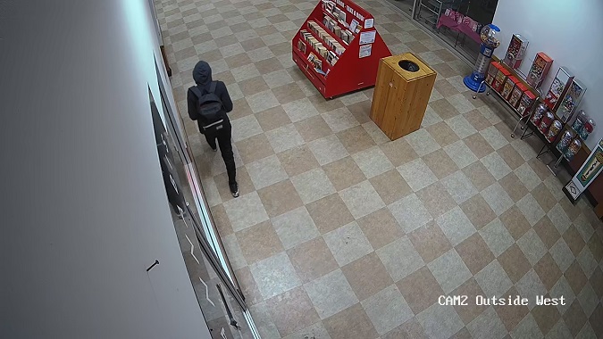 Person walking away from the camera