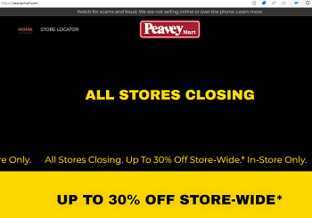 Real Peavey Mart website