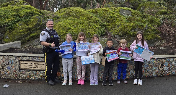 Students from Crystal View Elementary 