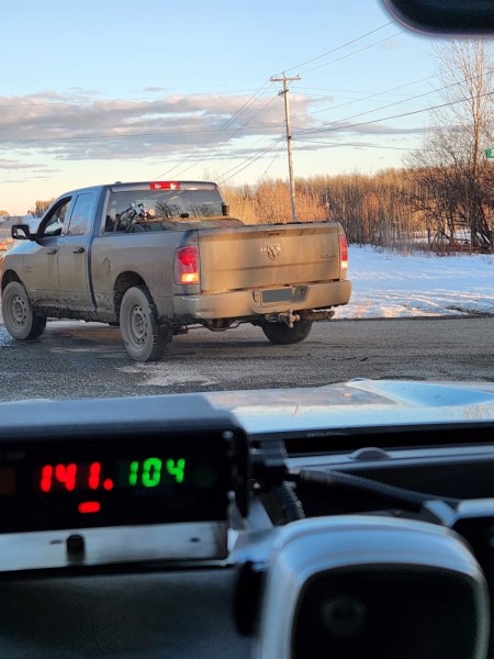 This truck was being driven by a Class 7 Novice who was also charged for fail to display <q>N</q> and fail to produce Driver&rsquo;s Licence ($81)