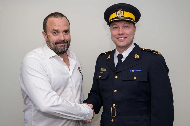 Brad Aschenbrenner and Supt. Todd Preston