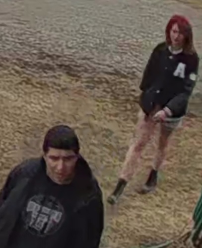 man and woman suspects  