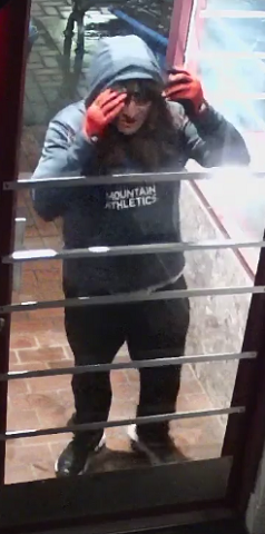 photo of suspect in break and enter