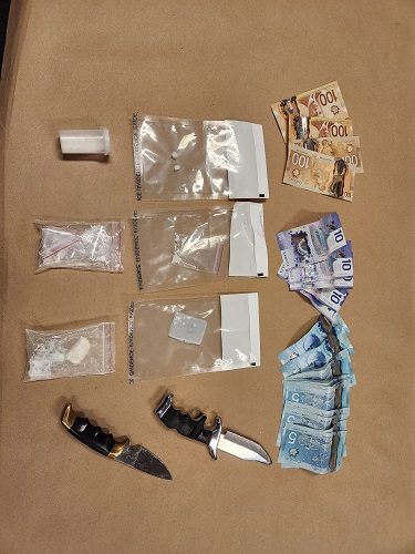 Drugs, knives and money