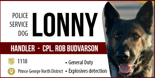 Police Service Dog - Lonny
