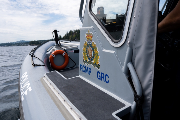 Coquitlam RCMP Rural team enforcing water safety regulations.