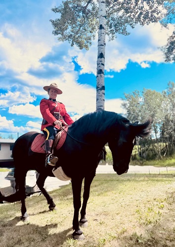RCMP on horse back