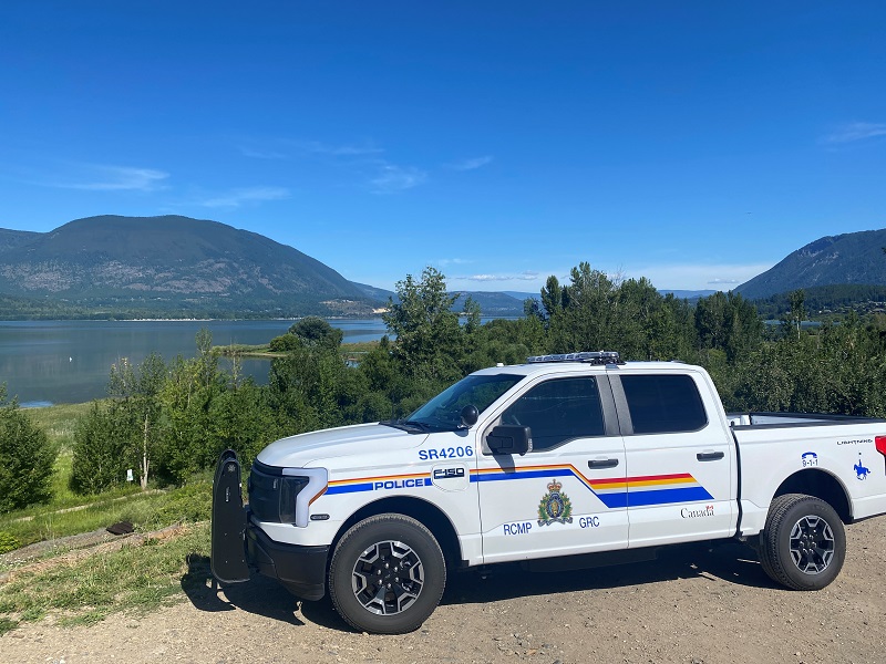Photograph of a 2024 Ford F-150 RCMP Lighting pick up truck