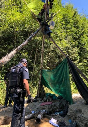 Photo of individual breaching the injuction.