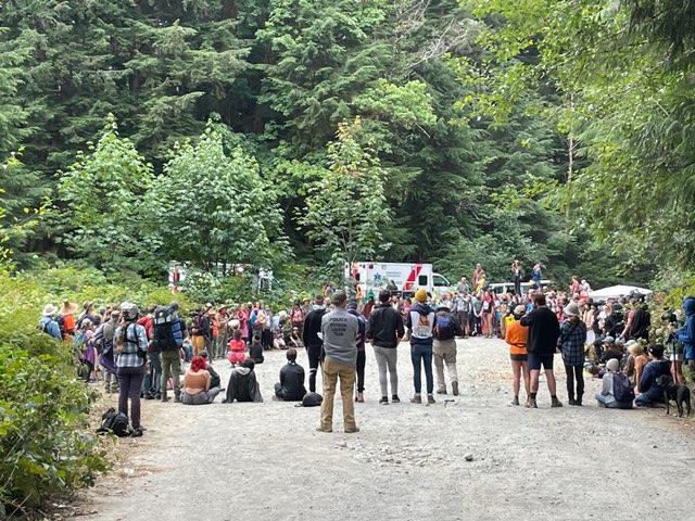 Photo of Protest Line