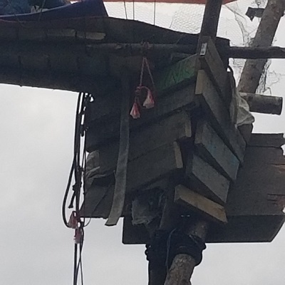 Image du dispositif de verrouillage dans un tr&eacute;pied