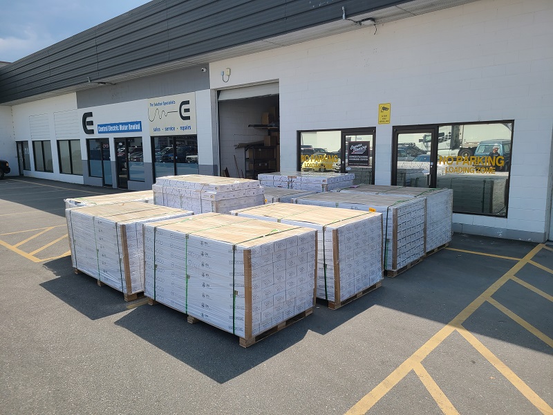 Recovered stolen flooring