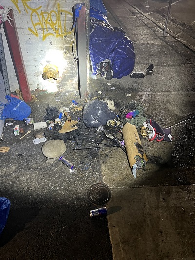 Police in Trail responded to an arson on November 24th, 2023