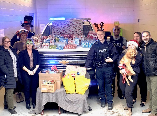 Castlegar RCMP officers and employees came together to help make one local family&rsquo;s Christmas extra special
