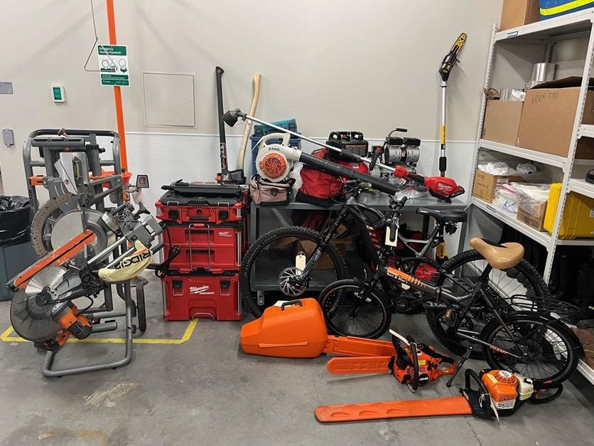 Seized stolen property 