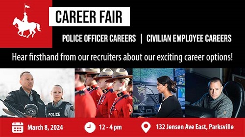 RCMP officers and dispatchers with event information date time and location