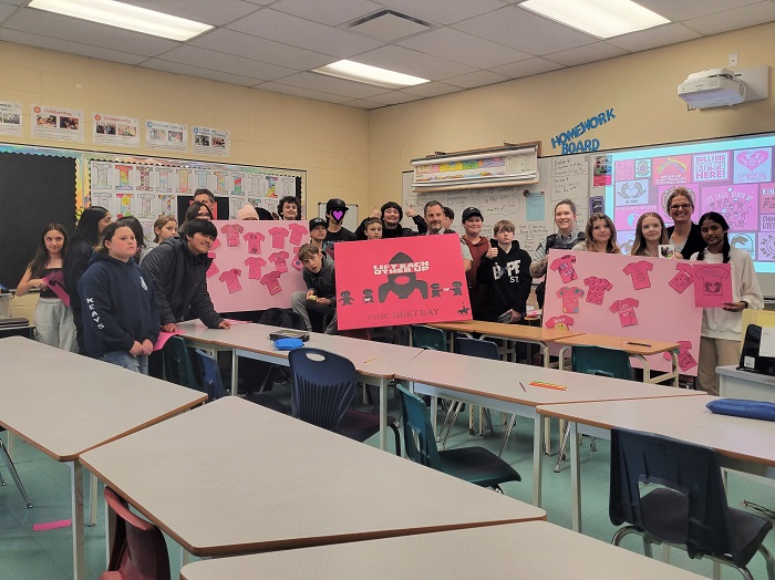 Spencer middle School students